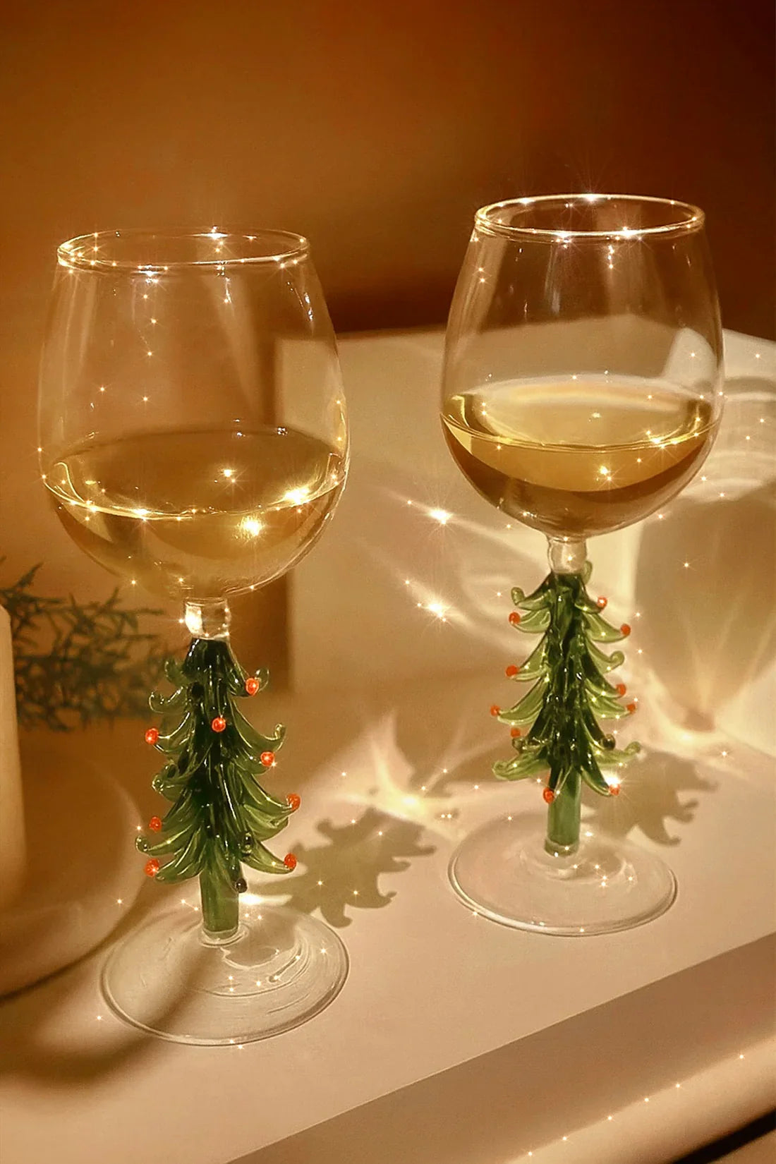 Merry Christmas Wine Flute Set of 4