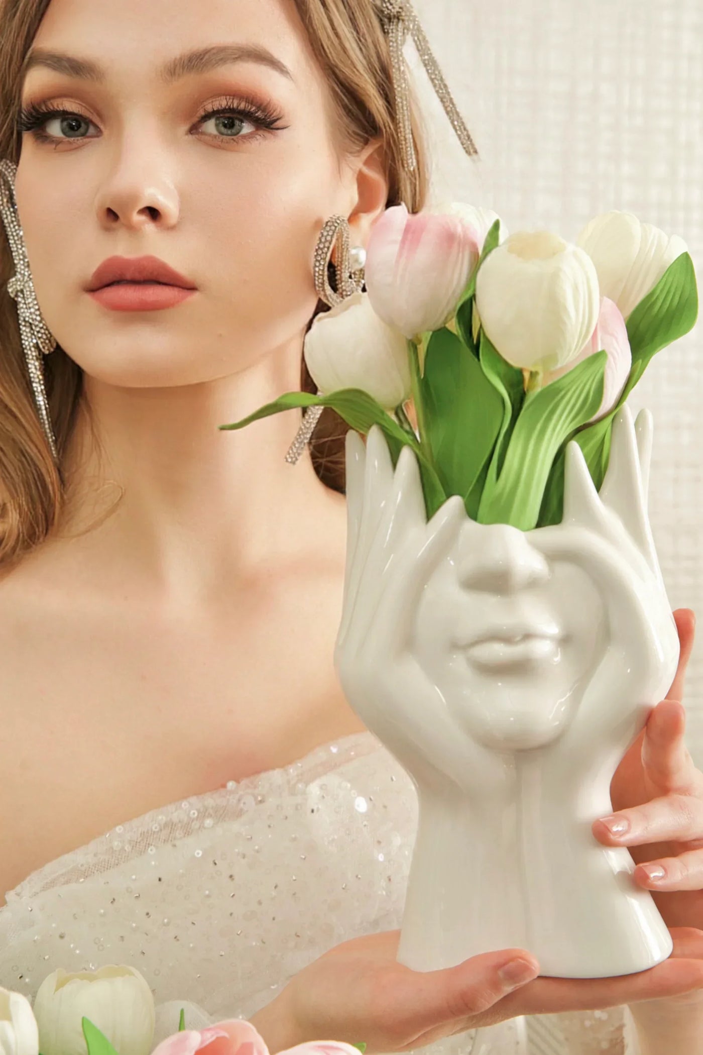 “Her” & Angelica Ceramic Vase