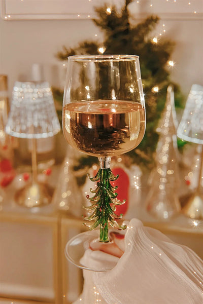Merry Christmas Wine Flute Set of 4