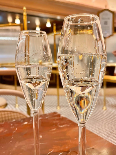 ‘100-Carat’ Diamond Champagne Flute Set of 4