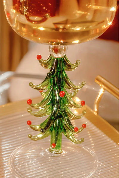 Merry Christmas Wine Flute Set of 4